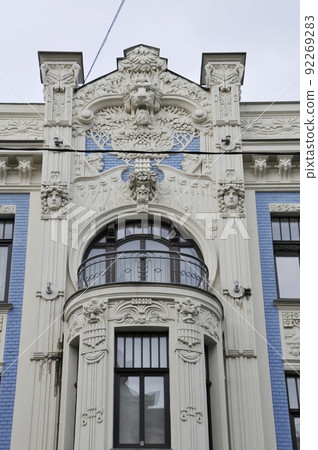 愛森斯坦的青年風格建築,拉脫維亞,裡加,阿爾伯塔街 愛森斯坦的青年風格建築,拉脫維亞,裡加,阿爾伯塔街 92269283