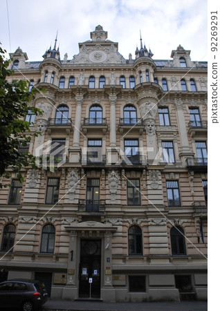 愛森斯坦的青年風格建築，拉脫維亞，裡加，阿爾伯塔街 92269291