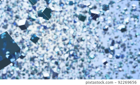 CG 粒子多邊形對象的背景材料 92269656