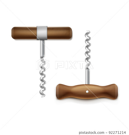 Vector realistic corkscrew Vector realistic corkscrew 92271214