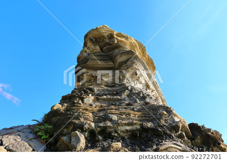 Suwolbong geological trail, snow layer, coast, beach, cliff, lava, Eongal coast, promenade, Suwolbong geological trail, snow layer, coast, beach, cliff, lava, Eongal coast, promenade, 92272701