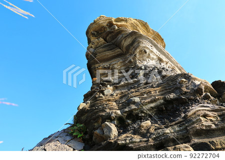 水月峰地質小徑，雪層，海岸，海灘，懸崖，熔岩，Eongal海岸，長廊， 92272704