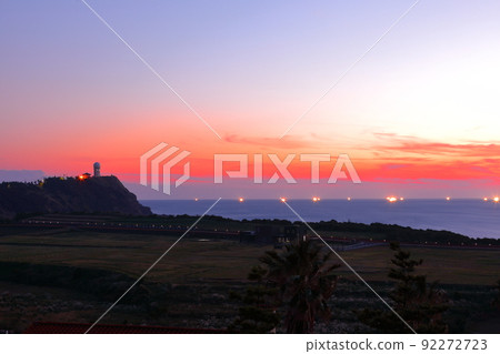 Suwolbong geological trail, snow layer, coast, beach, cliff, lava, Eongal coast, promenade, 92272723