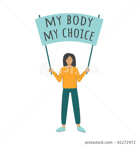 Women's rights concept Women's empowerment vector Women's rights concept Women's empowerment vector 92272972