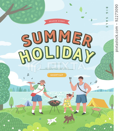 夏季,假期,購物,彈出窗口,橫幅 夏季,假期,購物,彈出窗口,橫幅 92273090