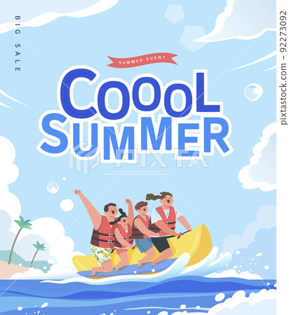 夏季,假期,購物,彈出窗口,橫幅 92273092