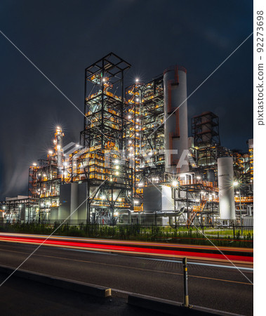 Illuminations at Nakoso Thermal Power Station, Iwaki City, Fukushima Prefecture 92273698