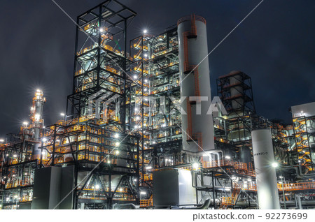Illuminations at Nakoso Thermal Power Station, Iwaki City, Fukushima Prefecture 92273699