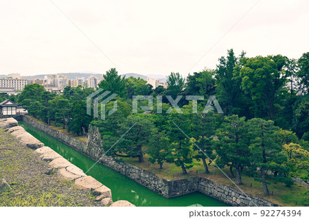 100 Fine Castles of Japan, Nijo Castle, the remains of the castle tower 100 Fine Castles of Japan, Nijo Castle, the remains of the castle tower 92274394