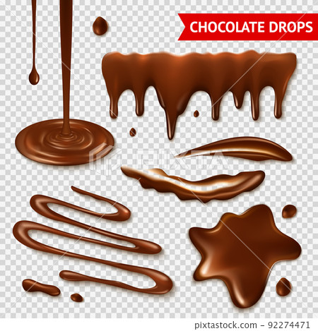 Chocolate transparent set 92274471
