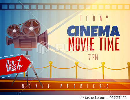 Cinema Horizontal Poster Cinema Horizontal Poster 92275451