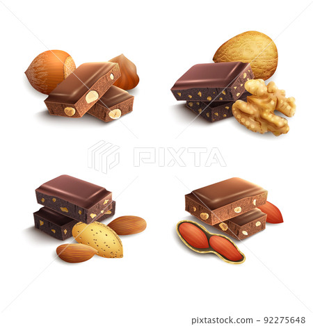 Chocolate With Nuts 92275648