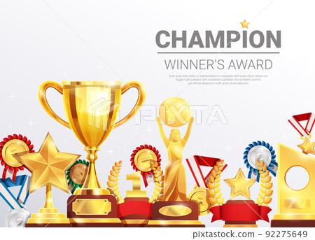 Championships Winners Awards Collection Poster 92275649