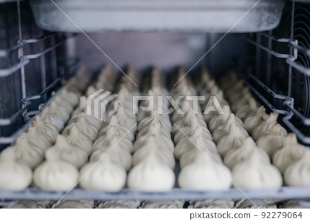 Many dumplings close-up. Dumplings isolate. Many dumplings close-up. Dumplings isolate. 92279064
