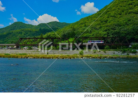 Chikusa River and Chizu Express 92281257