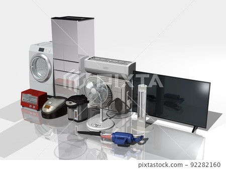 電器 家用電器 電器（3DCG圖像） 92282160