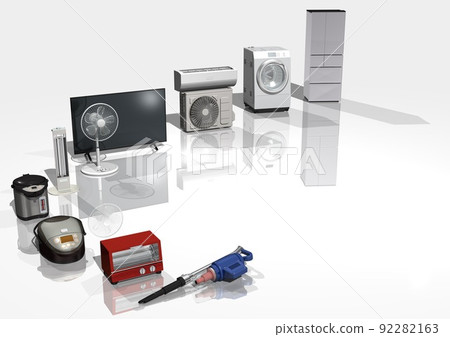 Electrical appliances Home appliances Electrical appliances (3DCG image) 92282163