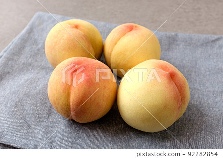 Sweet and soft white peach 92282854