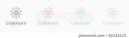 creative mandala vector logo template brand retro 92283115