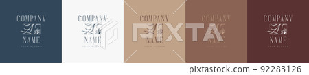 floral vintage nature feminine logo template brand floral vintage nature feminine logo template brand 92283126