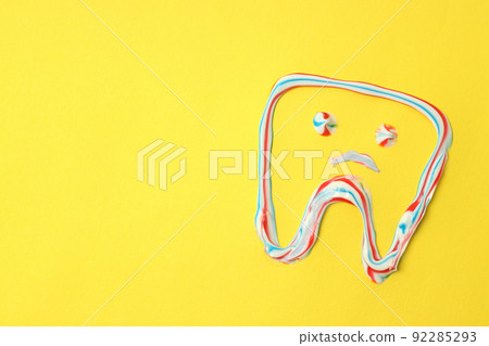 Concept of tooth care, space for text 92285293