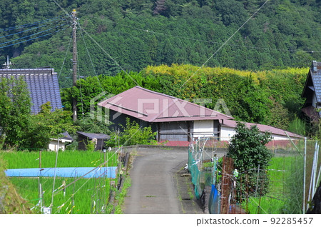 Summer country road Aone's farm road 92285457