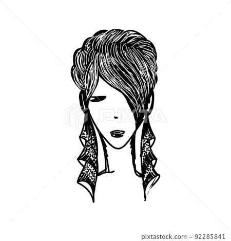 Face Art Drawing 92285841