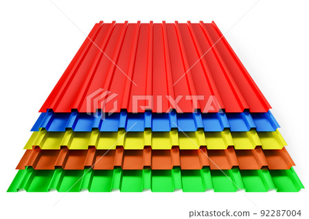 Corrugated iron profile sheets for roof 92287004