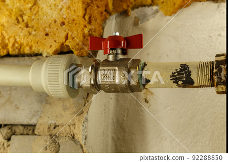 red water tap on household radiator red water tap on household radiator 92288850