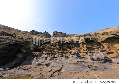 Yongmeori海岸, 海岸, 海灘, Geotrail, 砂岩地層, 山房山, 海, 波浪, 落潮, 貽貝, 92289260