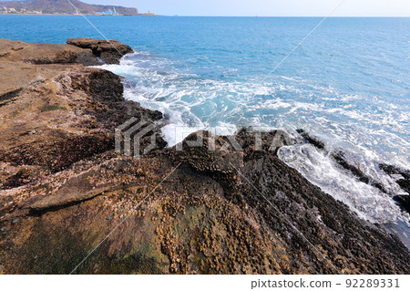 Yongmeori 海岸, 海岸, 海灘, 砂岩地層, 長廊, 景點, 著名的地方, 興趣點, 地質小徑, 地質學, 奇怪, 92289331