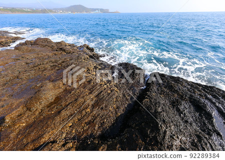 Yongmeori 海岸, 海岸, 海灘, 砂岩地層, 長廊, 景點, 著名的地方, 興趣點, 地質小徑, 地質學, 奇怪, 92289384
