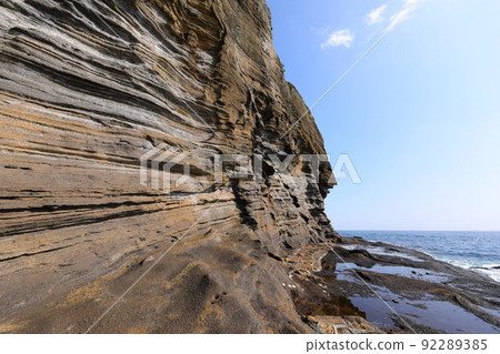 Yongmeori 海岸, 海岸, 海灘, 砂岩地層, 長廊, 景點, 著名的地方, 興趣點, 地質小徑, 地質學, 奇怪, 92289385