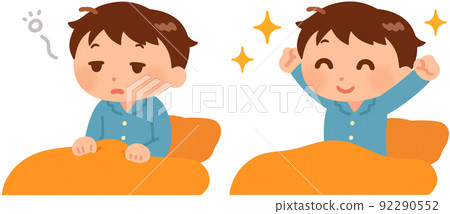 2男孩起床的模式 92290552