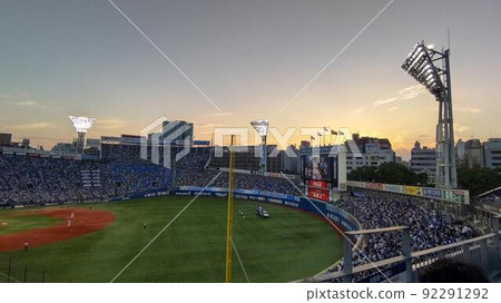 Yokohama Stadium in the evening 92291292