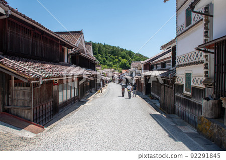 岡山縣高橋市成羽鎮,吹屋故鄉村的老街 岡山縣高橋市成羽鎮,吹屋故鄉村的老街 92291845