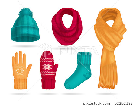 Winter Knitted Accessories Set Winter Knitted Accessories Set 92292182