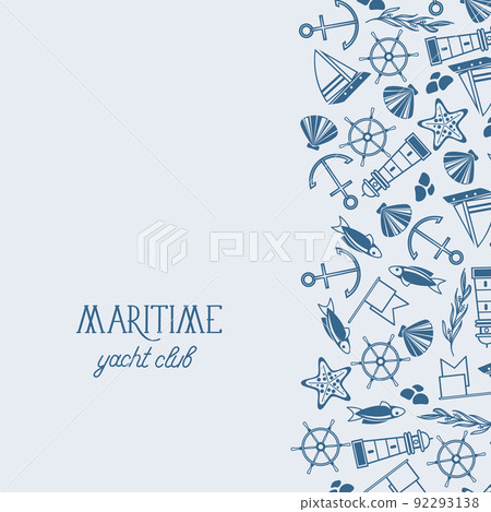 Yacht Club Design Poster 92293138
