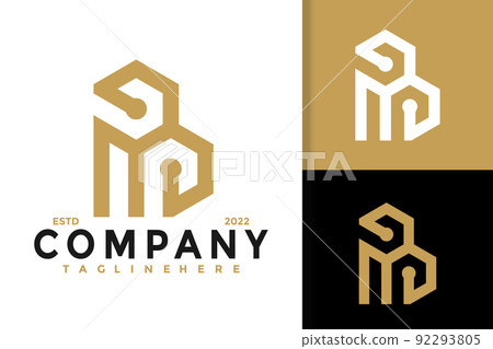 Letter B Building Logo Design, Brand Identity logos vector, modern logo, Logo Designs Vector Illustration Template 92293805
