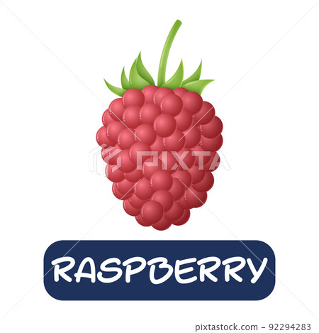 cartoon raspberry fruit vector isolated on white background cartoon raspberry fruit vector isolated on white background 92294283