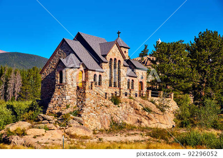 Religious building Christianity in desert mountains Religious building Christianity in desert mountains 92296052