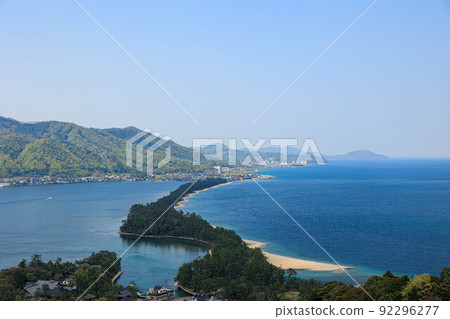 [Kyoto Prefecture] View from Kyoto "Amanohashidate" Viewland in the sea 92296277