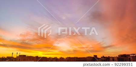 Colorful Sky at Sunset Colorful Sky at Sunset 92299351