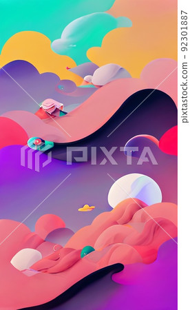 Colorful multicolored bright picture. Painted bright multicolored clouds. Abstract colorful background. Colorful multicolored bright picture. Painted bright multicolored clouds. Abstract colorful background. 92301887