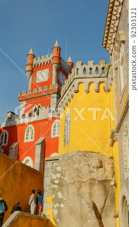 Amazing Palace of Pena in Portugal 92303121