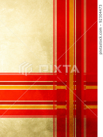 線交點（背景材料）黃色紅色金箔 92304473