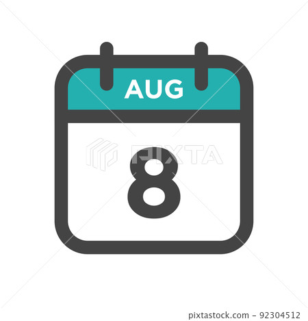 August 8 Calendar Day or Calender Date for Deadlines or Appointment August 8 Calendar Day or Calender Date for Deadlines or Appointment 92304512