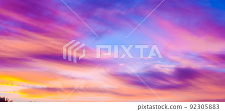 Colorful Sky at Sunset Colorful Sky at Sunset 92305883