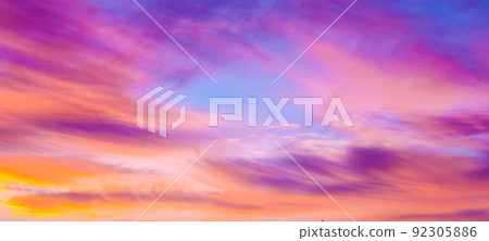 Colorful Sky at Sunset Colorful Sky at Sunset 92305886