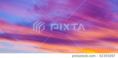 Colorful Sky at Sunset Colorful Sky at Sunset 92305897